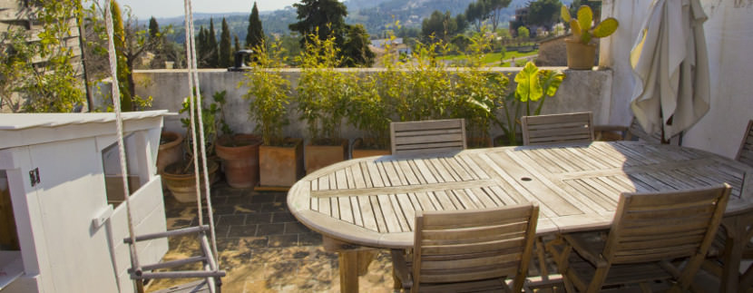 unique villas mallorca apartment for sale in Establiments terrace