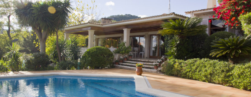 unique villas mallorca beautiful villa for sale in Son Vida swimming pool