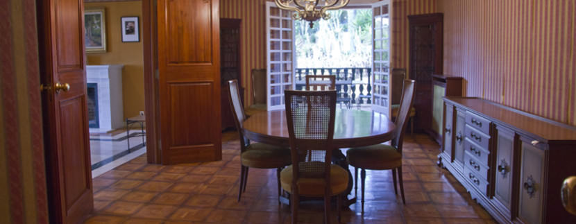 unique villas mallorca lovely villa to be reformed for sale in Son Vida dining room