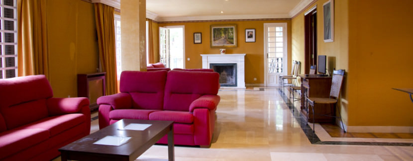 unique villas mallorca lovely villa to be reformed for sale in Son Vida living room