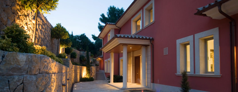 unique villas mallorca new modern villa for sale in Son Vida sunset