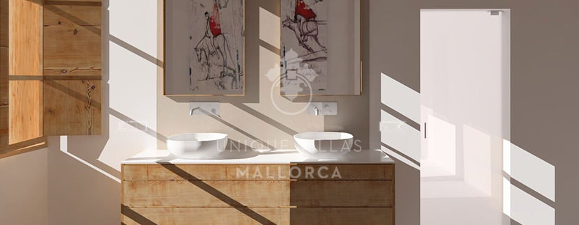 uniquevillasmallorca modernly reformed flat for sale in old town palma bathroom l
